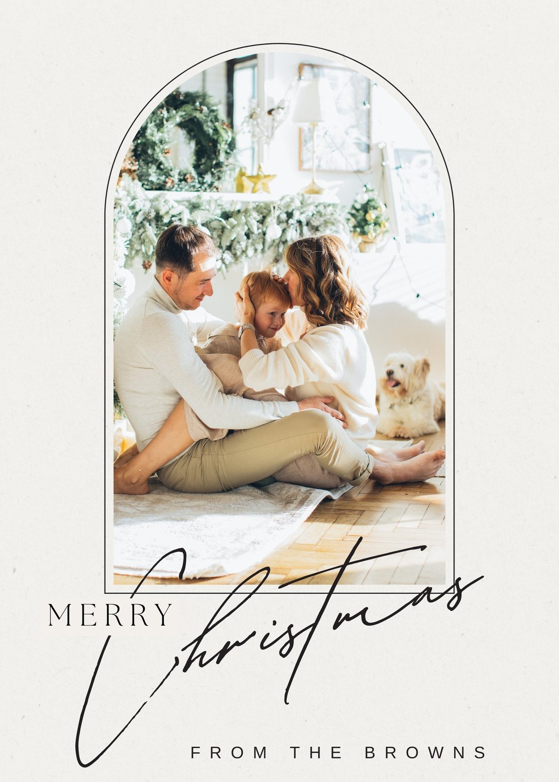 Page 2 - Free custom printable Christmas card templates