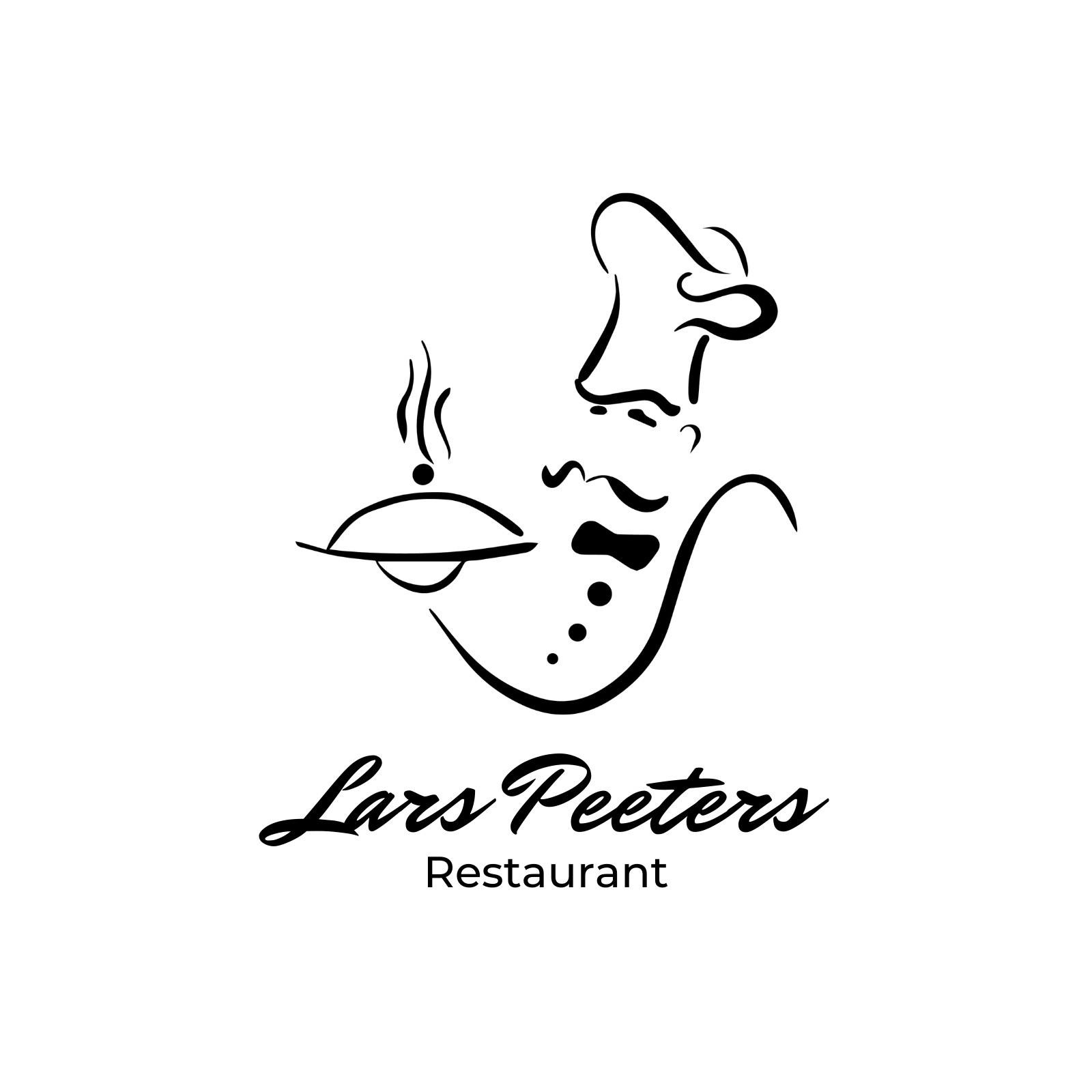contemporary restaurant logo