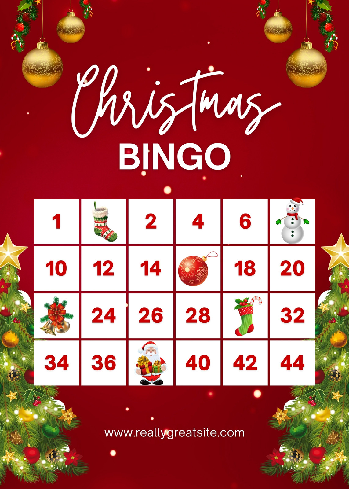 Page 2 - Customize 75+ Christmas Bingo Cards Templates Online - Canva