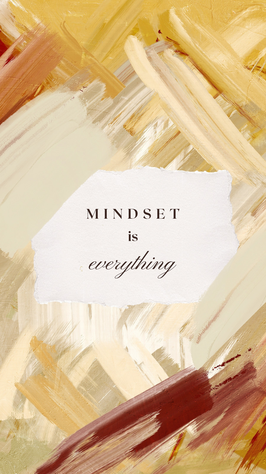 Mindset is everything | Aesthetic Quote Wallpaper | Free Background | Burnt  Orange | Good vibes quotes, Wallpaper quotes, Quotes