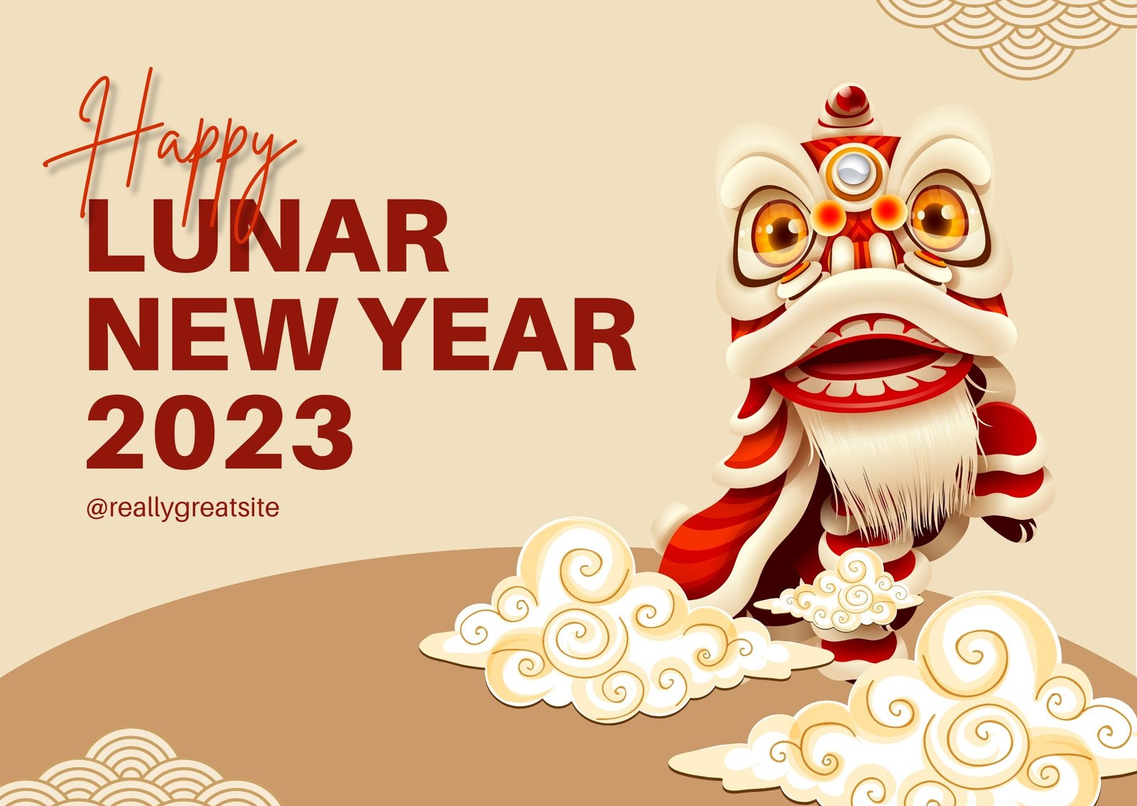 Lunar New Year 2023 Greetings Card