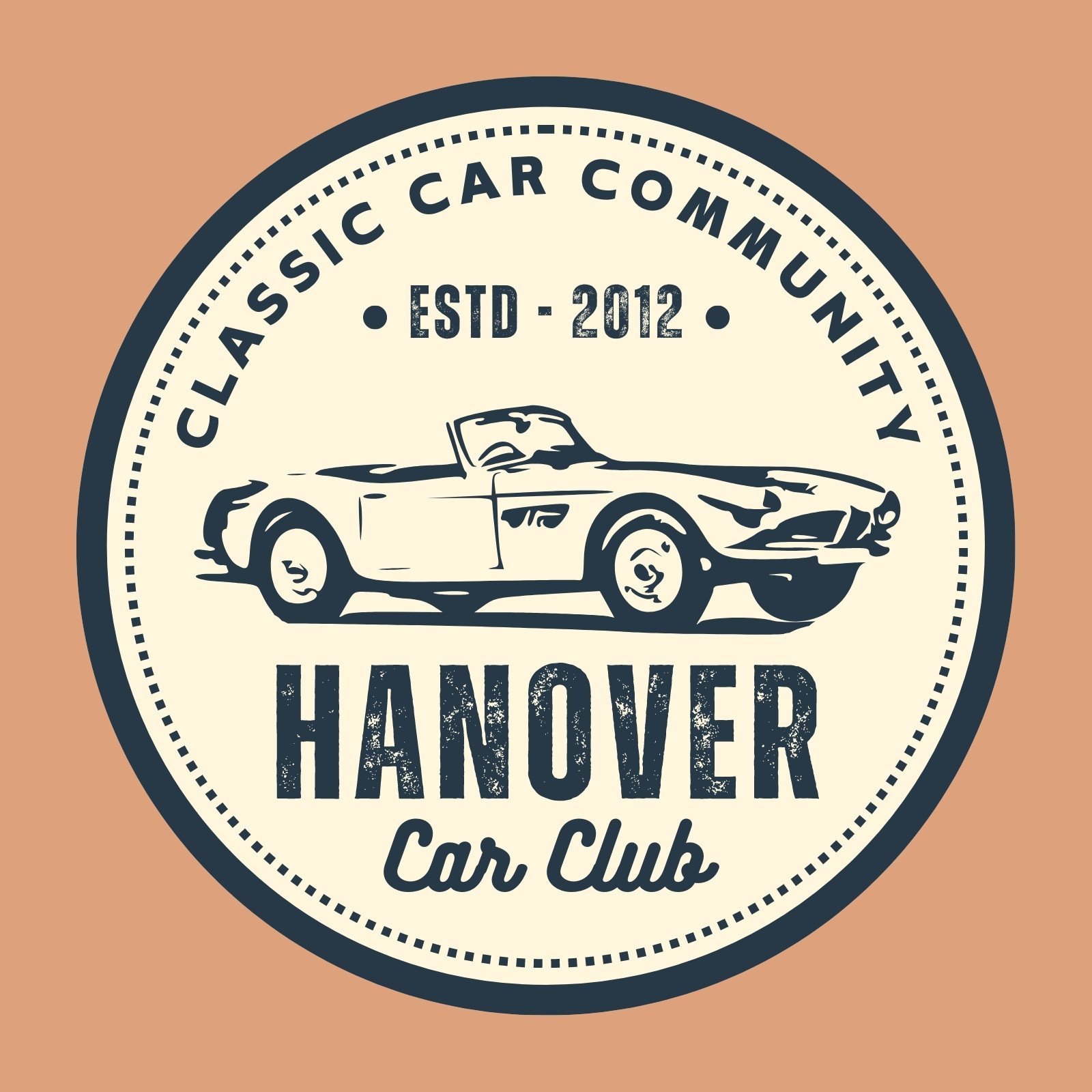 Vintage and Classic Car Community Club Logo