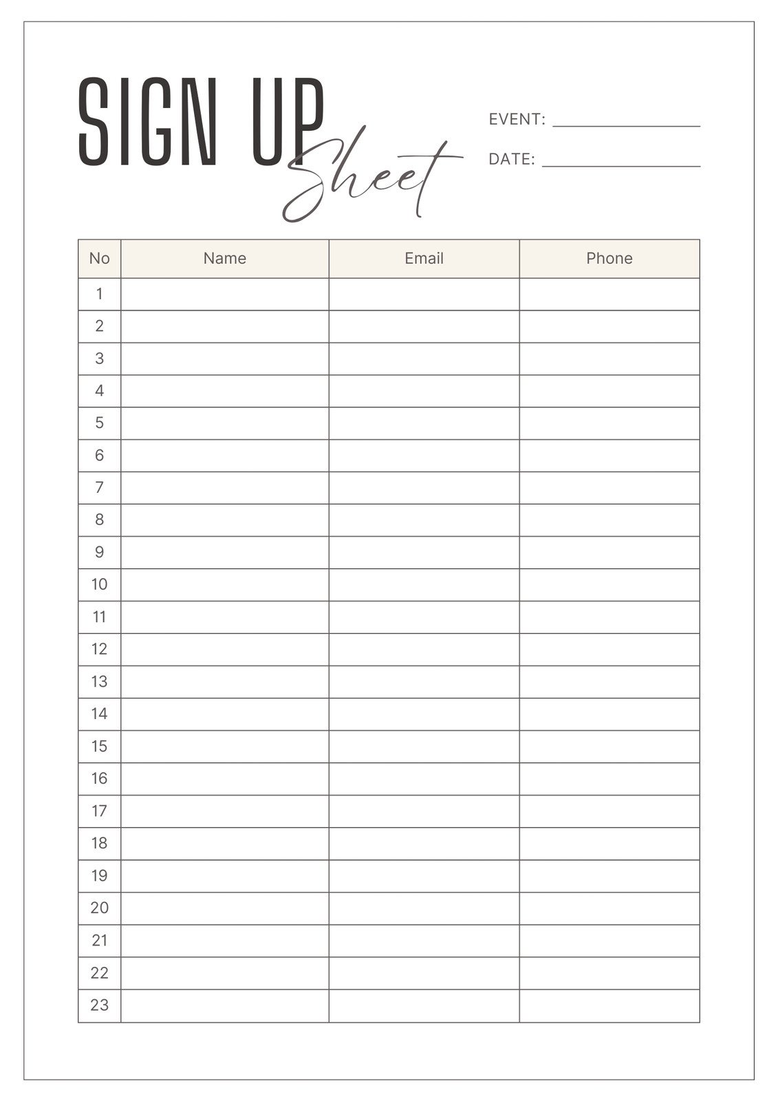 Free Apparel Order Form Templates
