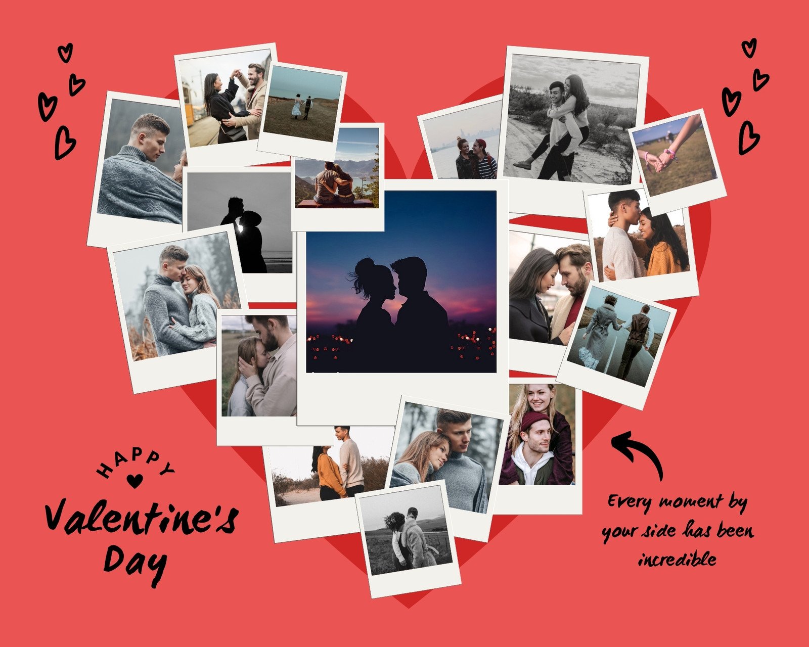Een evenement maart voordat Free and customizable love photo collage templates | Canva
