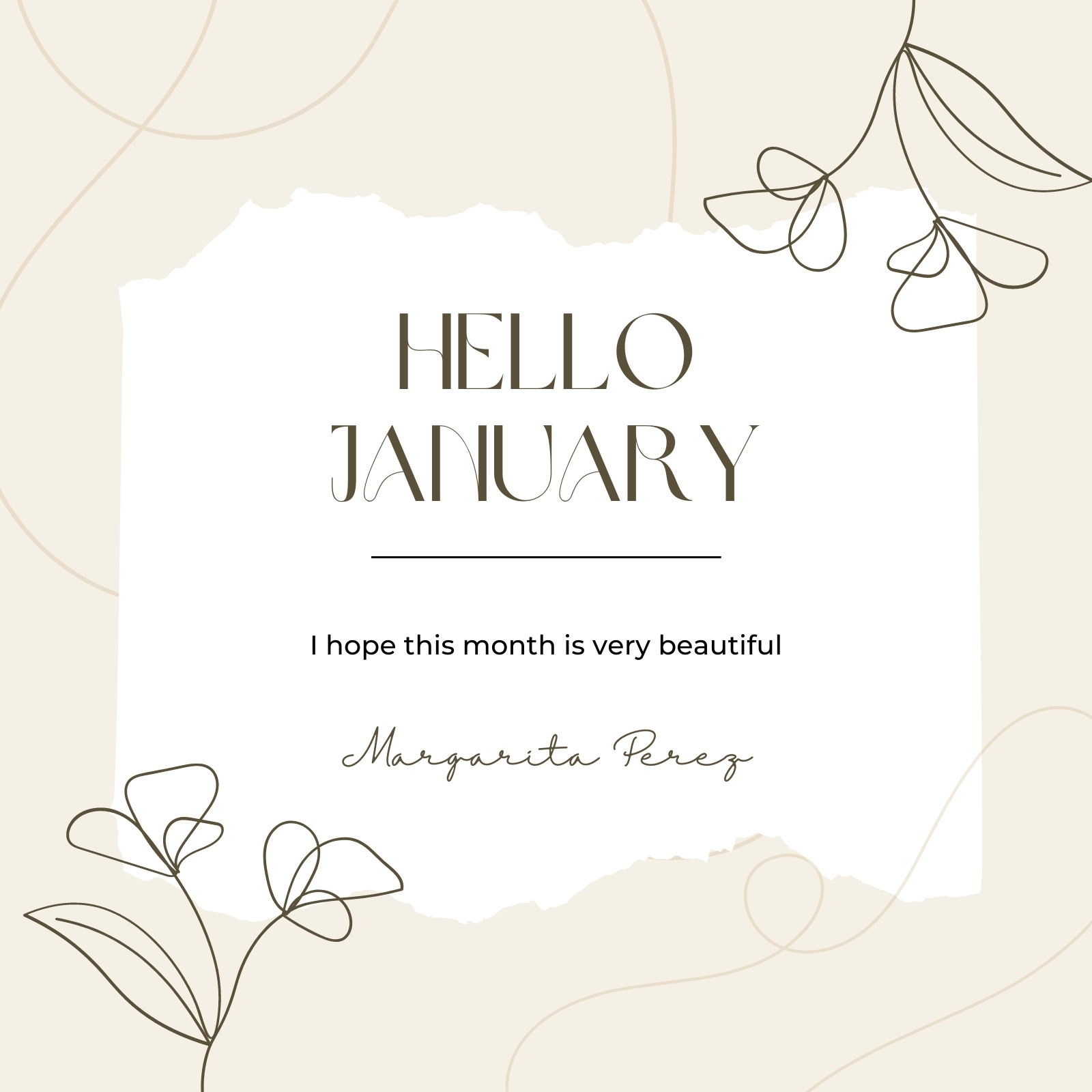 Free and customizable hello templates