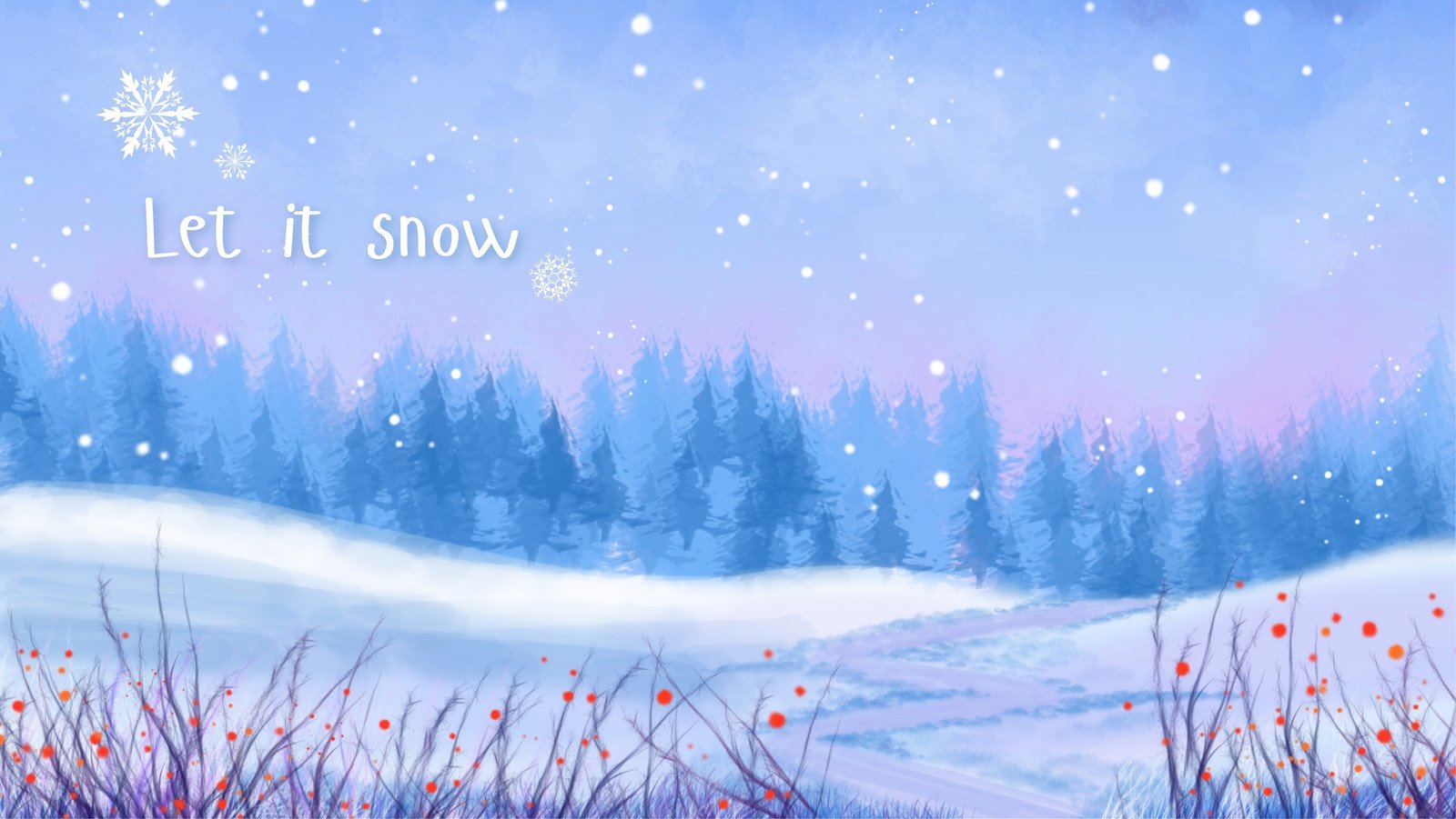 snow forest facebook covers