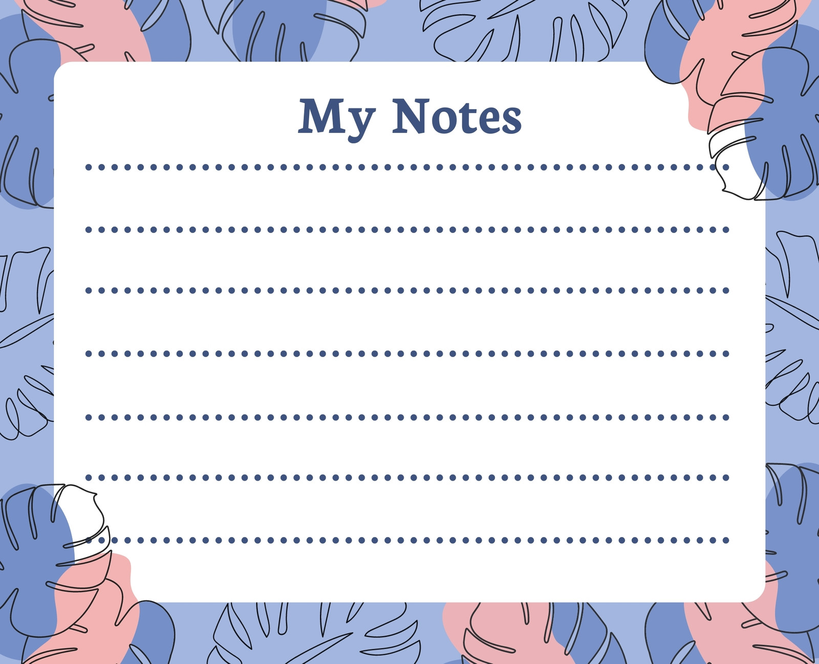 Free printable customizable note card templates