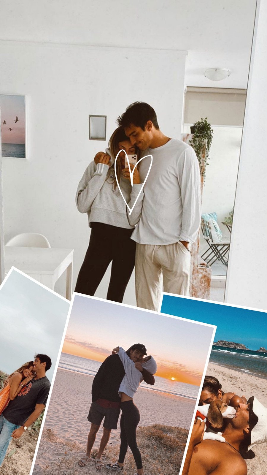 canva simple minimalist clean photo collage couple memories instagram story nbLu0YwMZXM