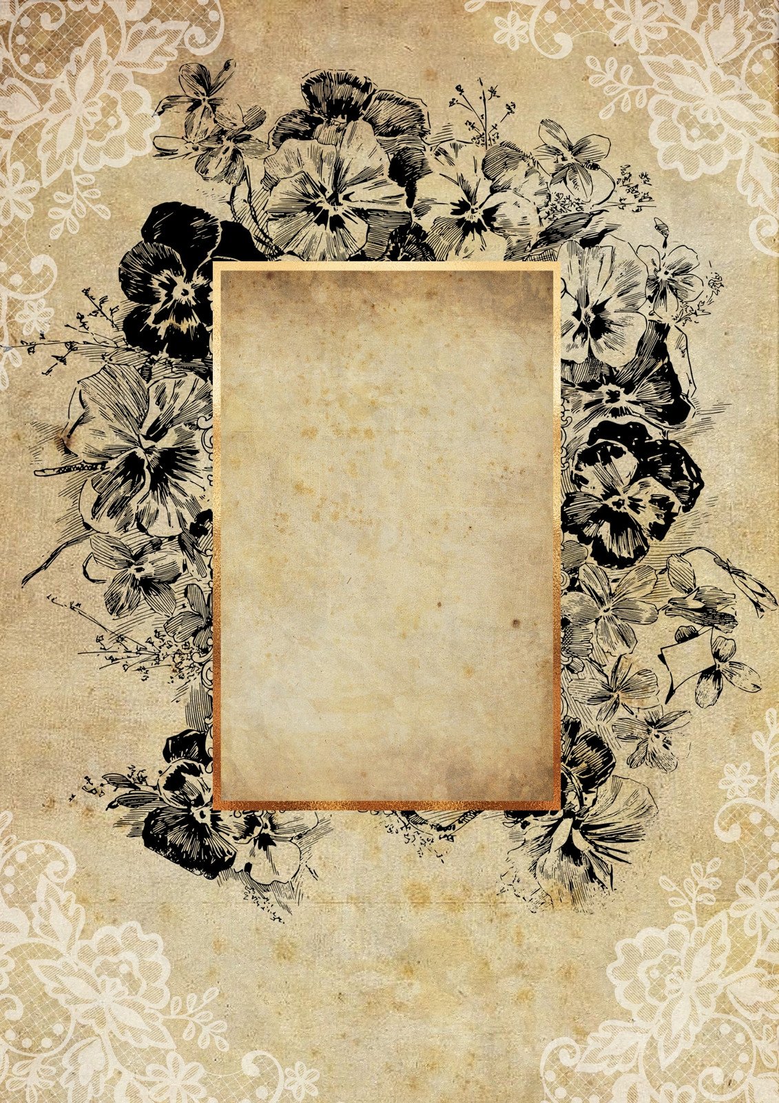 Premium AI Image  Aesthetic Vintage Blank Scrapbook Journal Note iPhone  Wallpaper Transform Your Phone's Background w