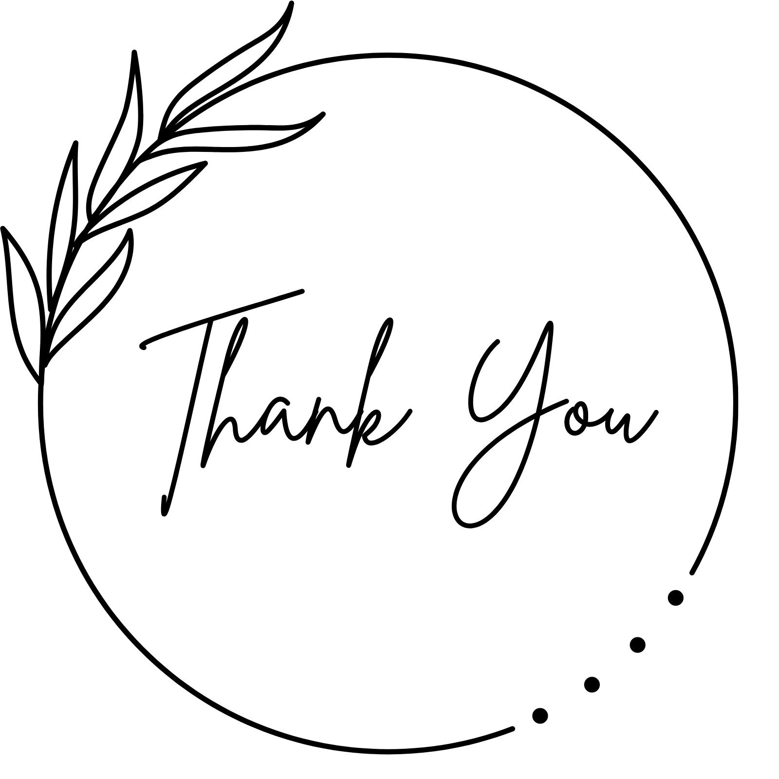 Free and customizable thank you templates