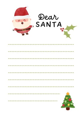 Free printable Santa letter templates you can customize | Canva