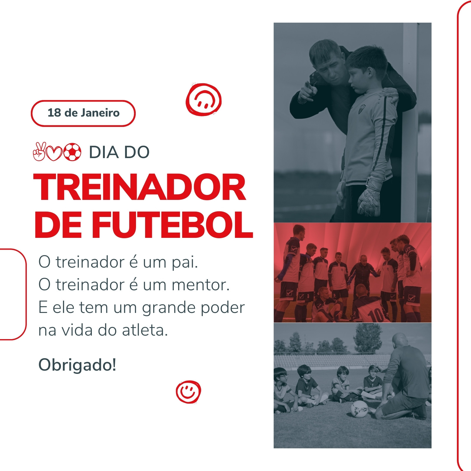 Modelo de postagem de instagram em mídia social de dia de jogos de futebol