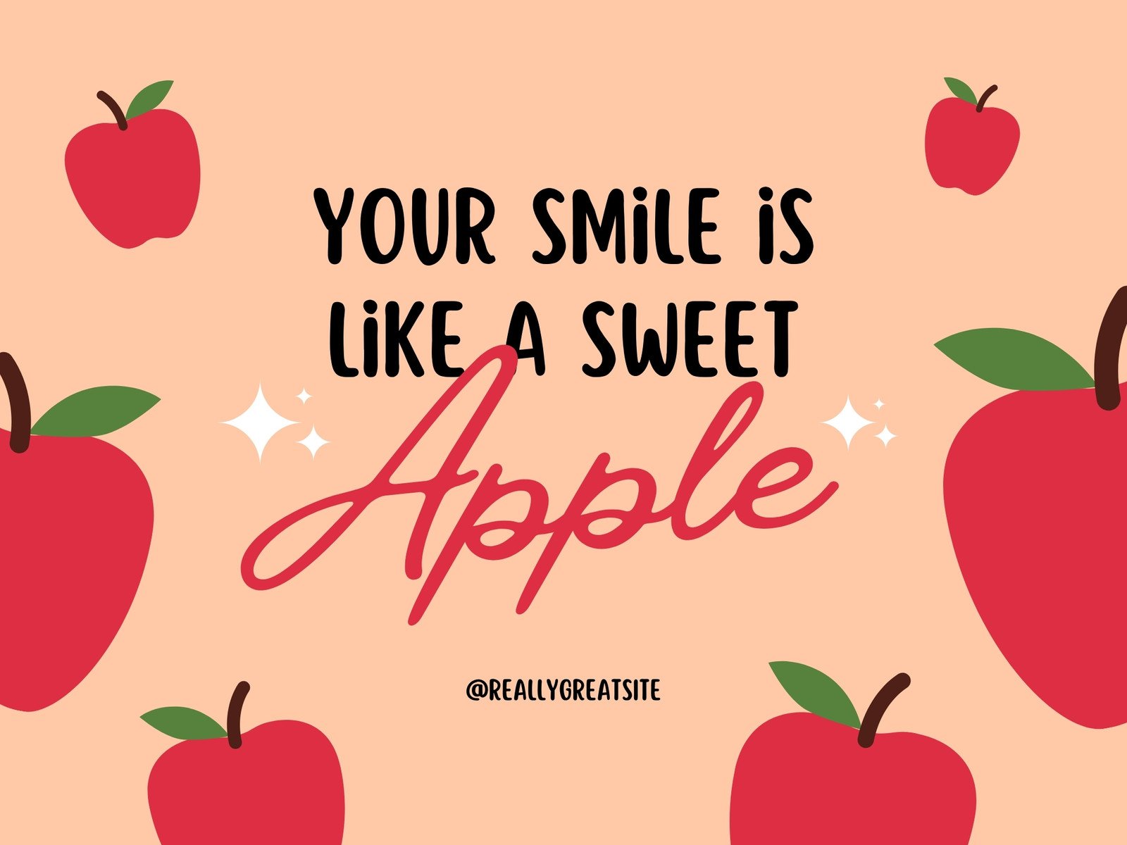 apple fruit template
