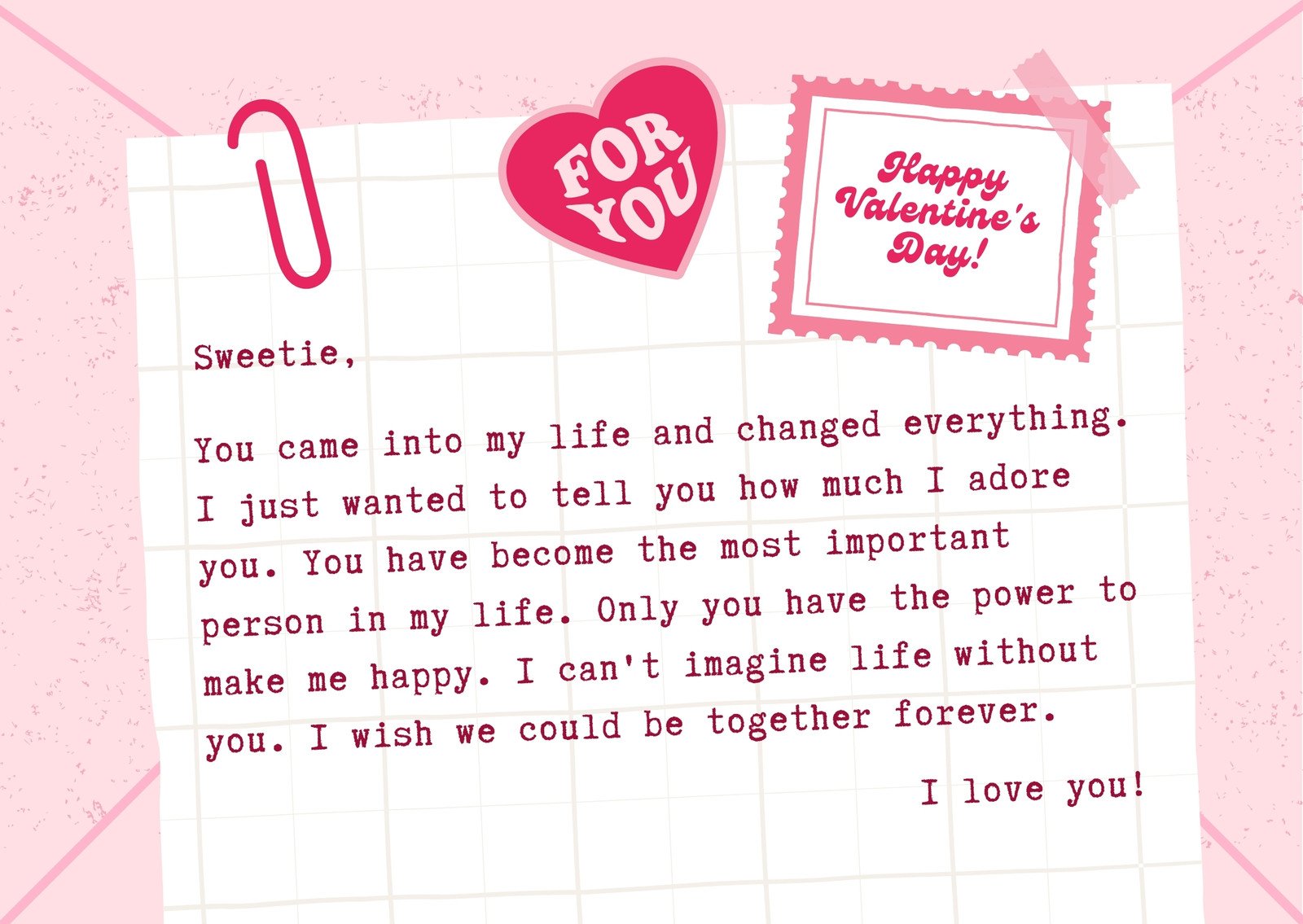 Valentines Day Postcard Template & Design ID 0000000875 