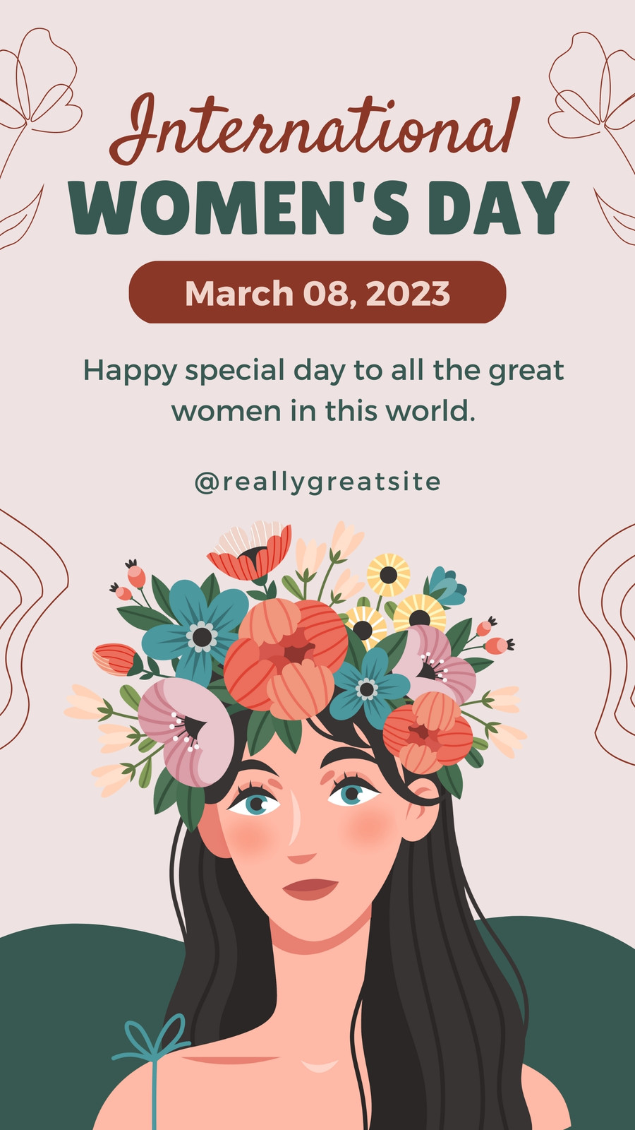 Page 10 - Free and customizable womens day templates