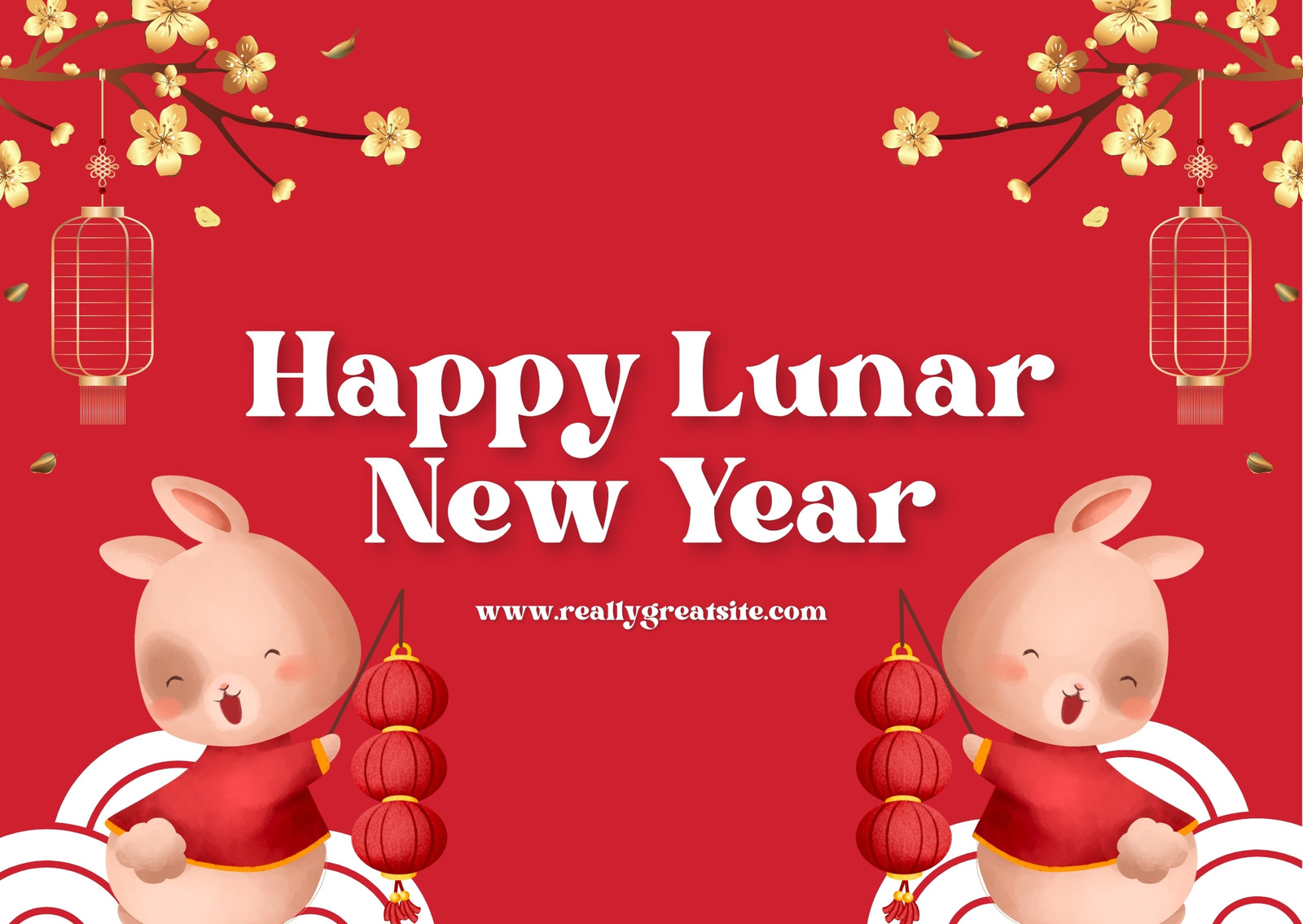 Free custom printable Chinese New Year card templates | Canva