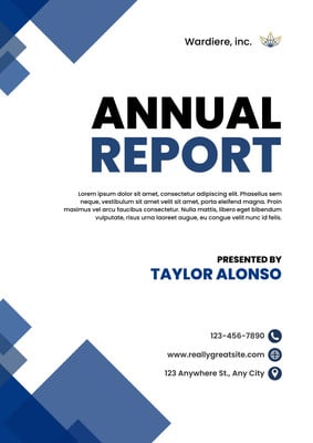 Page 7 - Free, custom printable annual report templates | Canva