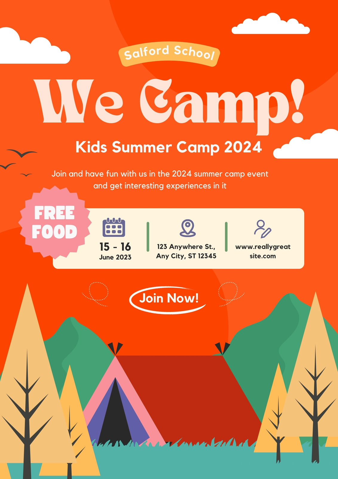 Page 18 - Free and customizable camping templates