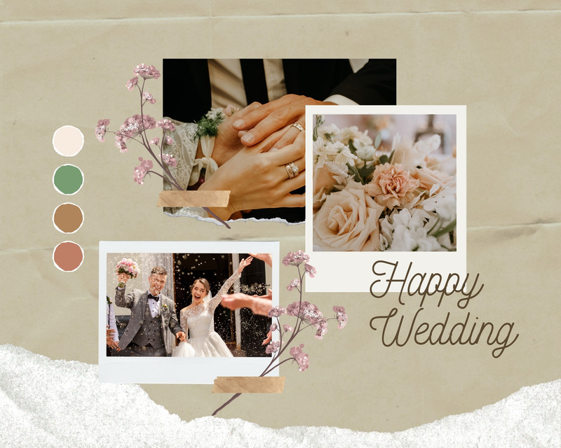 Page 9 - Free printable, customizable wedding photo collage templates ...