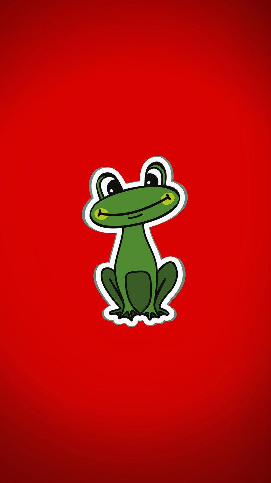 Free and customizable frog wallpaper templates