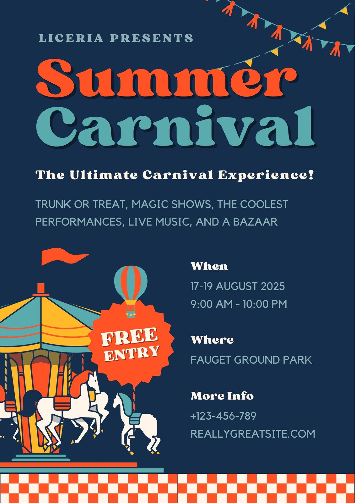 Page 2 - Free and customizable carnival templates