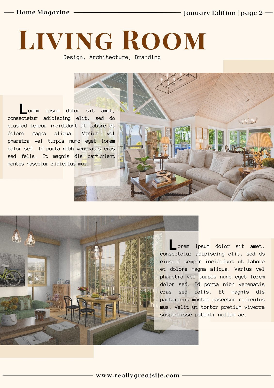 Cream Minimalist Living Room Decor Inspiration Home Magazine Article Page