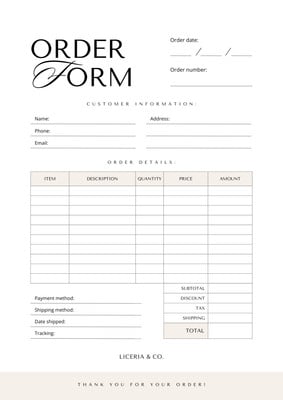 Free form document templates to customize and print | Canva