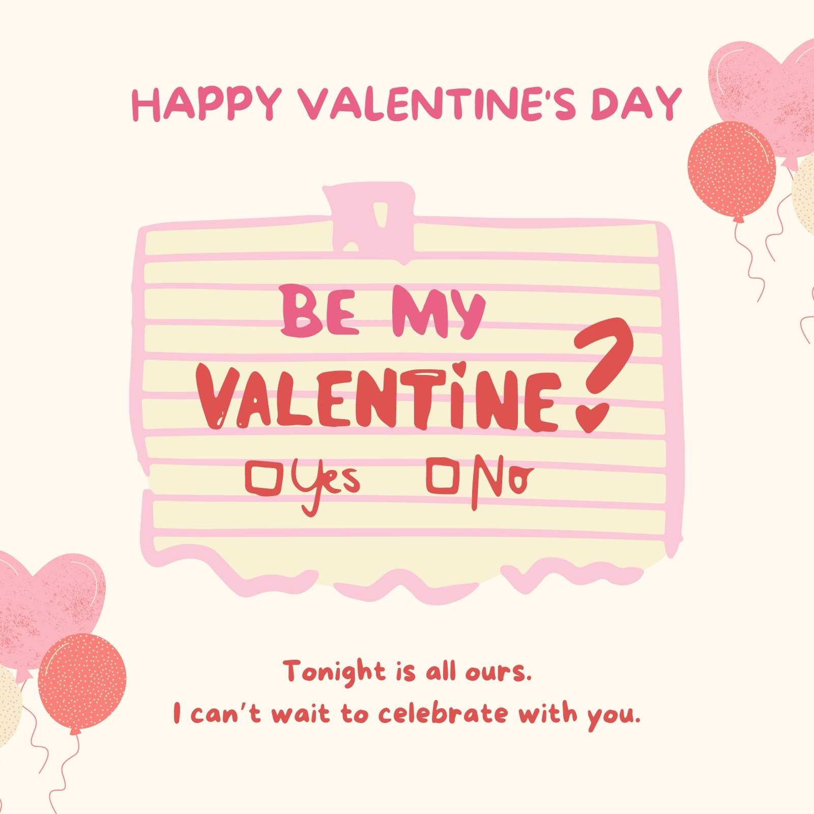 Free and customizable valentines day templates