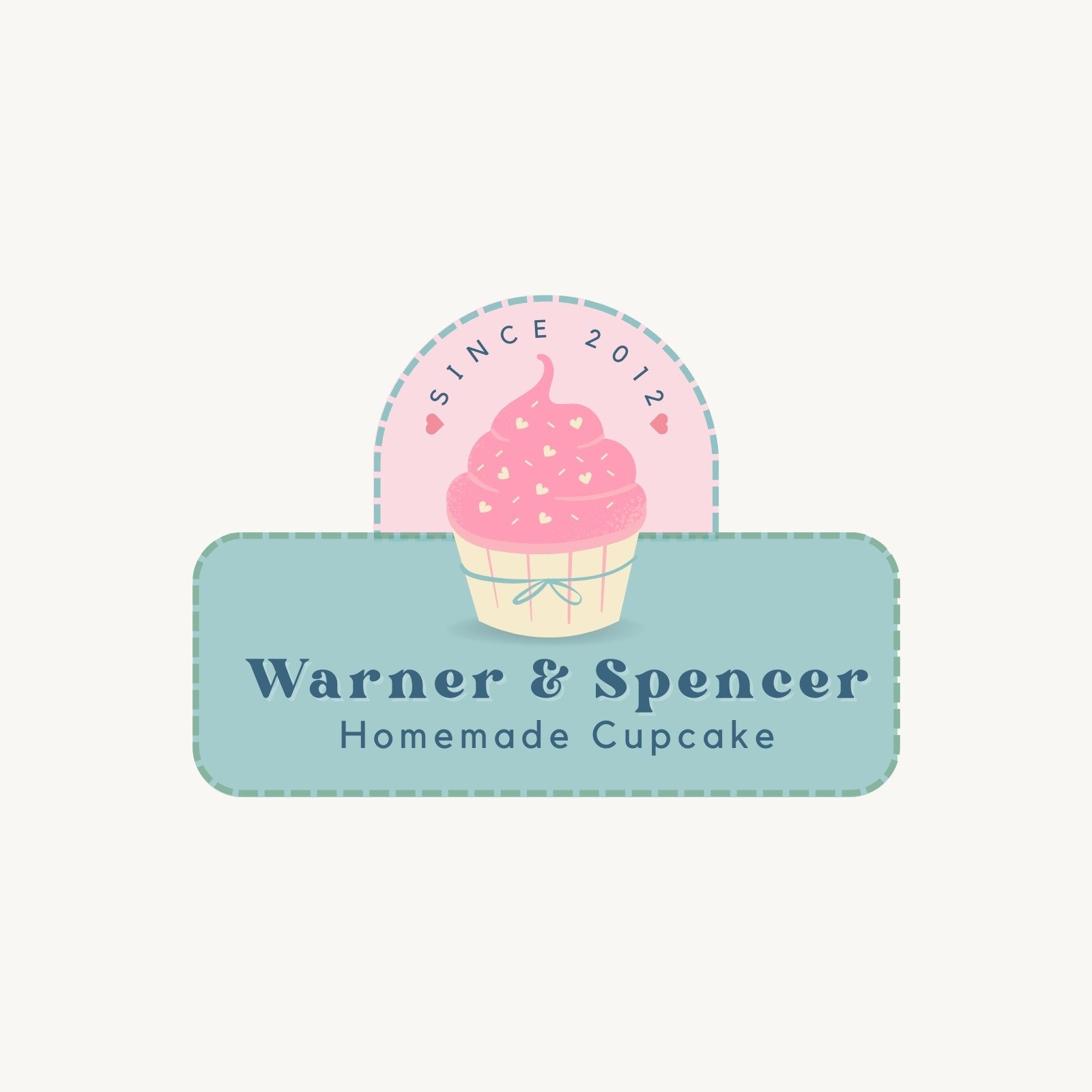 Premade Logo Cupcake, Watercolor Logo By SvetaArtLana | TheHungryJPEG