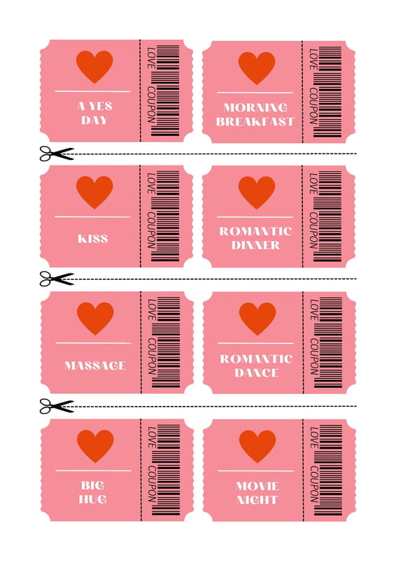 Page 4 Free Printable Love Coupon Templates Canva 9373