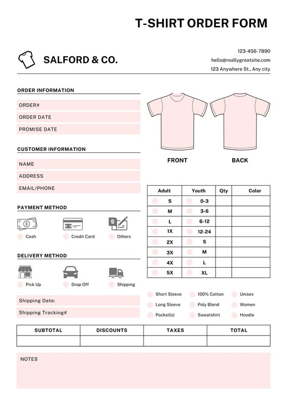 Free form document templates to customize and print | Canva