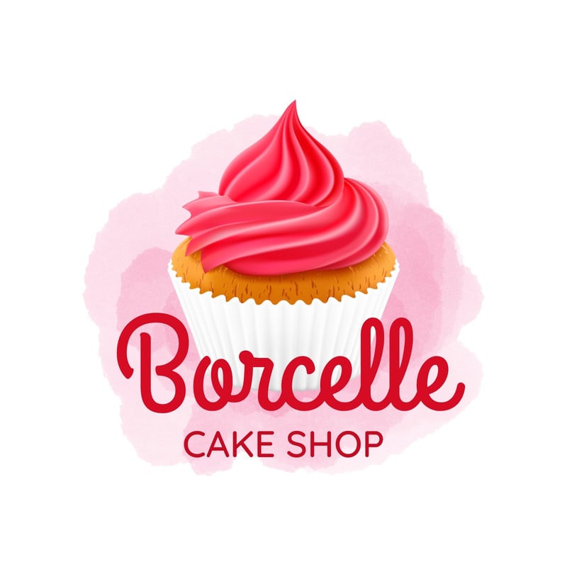 Cupcake logo sweet cake logo cake shop logo cake bakery design logo premium  elegant template vector eps 10 Stock Vector | Adobe Stock