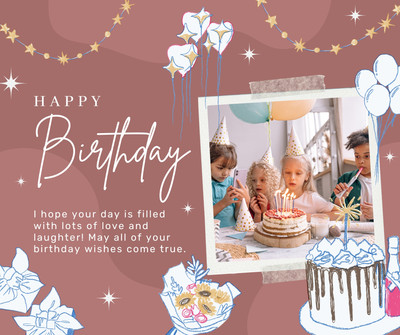 Free customizable birthday Facebook post templates | Canva