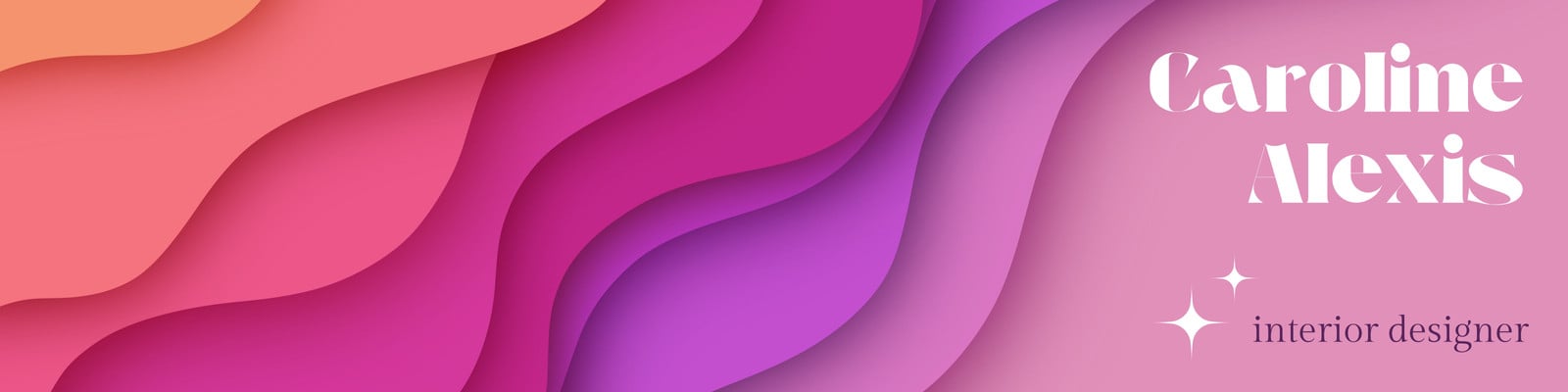 Multicolored Colorful Abstract Layered LinkedIn Profile Background