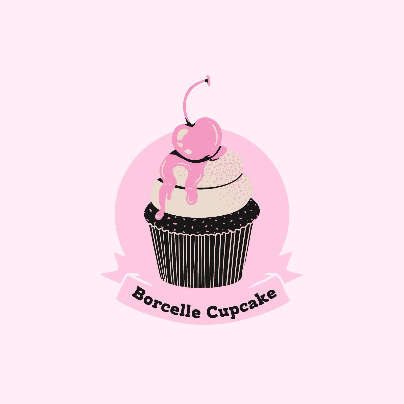 aesthetic minimalist cupcake design
