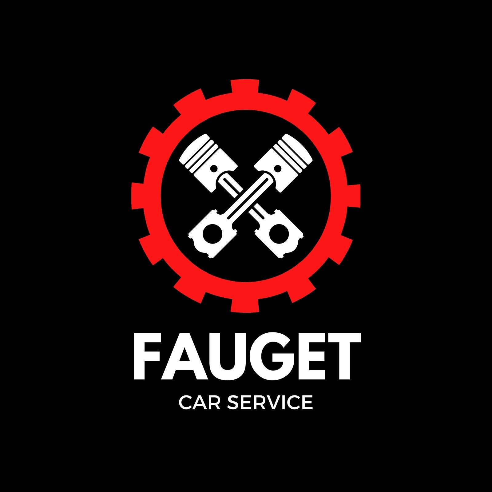 Car service icon vehicle maintenance, auto repair or mechanic garage. Automobile  repair shop or automotive workshop