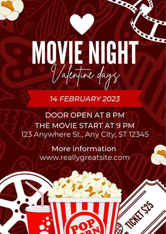 Customize 26+ Movie Night Posters Templates Online - Canva