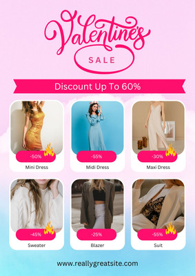 5 Clothing Retail Flyer Template Canva Templates Boutique -  Sweden