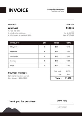 excel invoice template mac