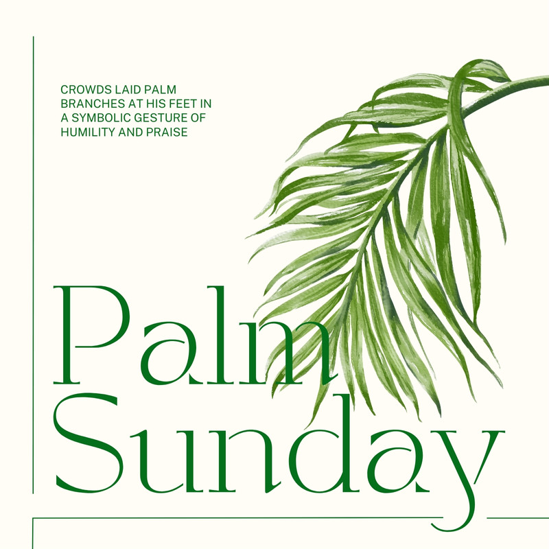 Free And Customizable Palm Sunday Templates