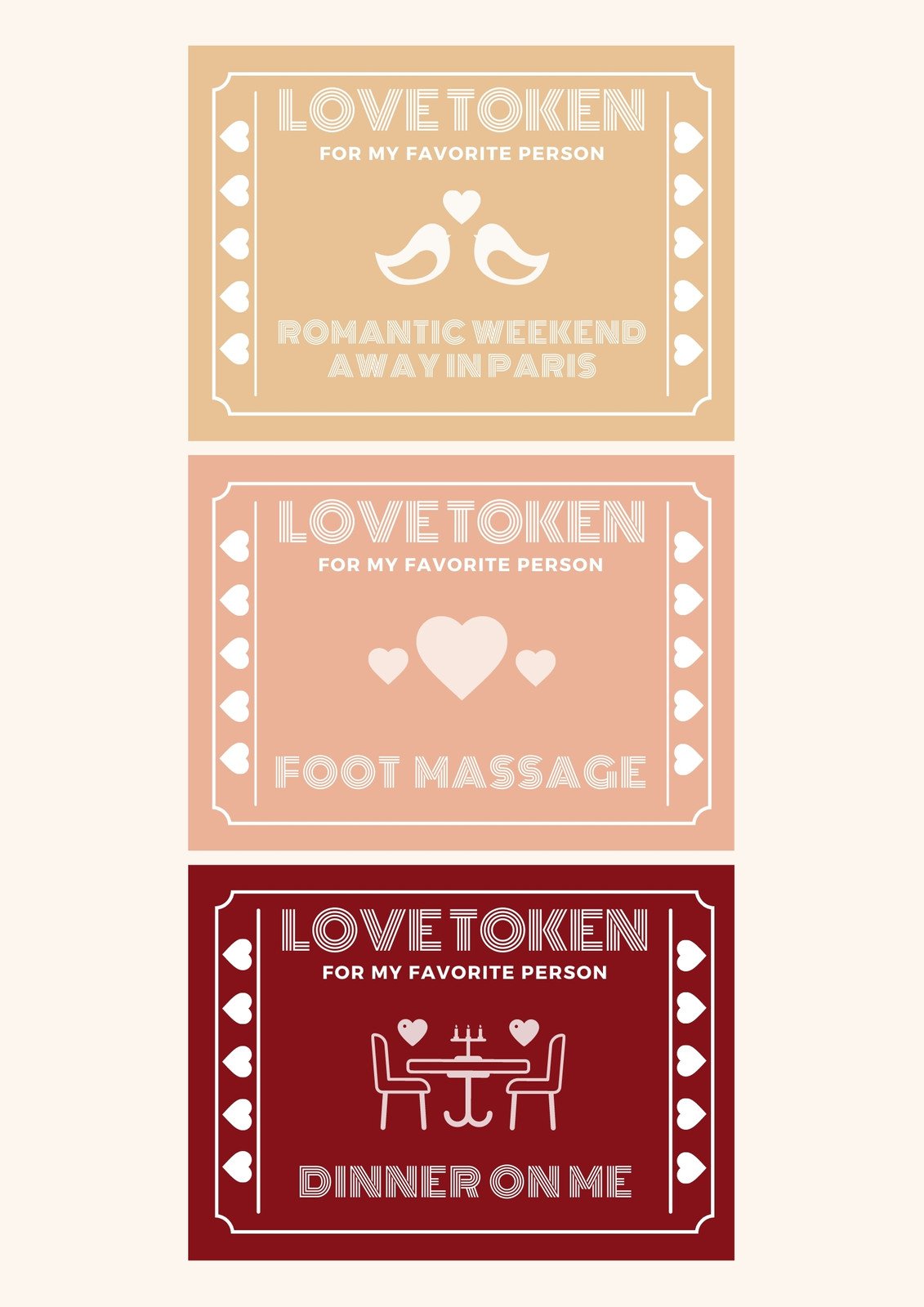 Page 4 - Free printable love coupon templates