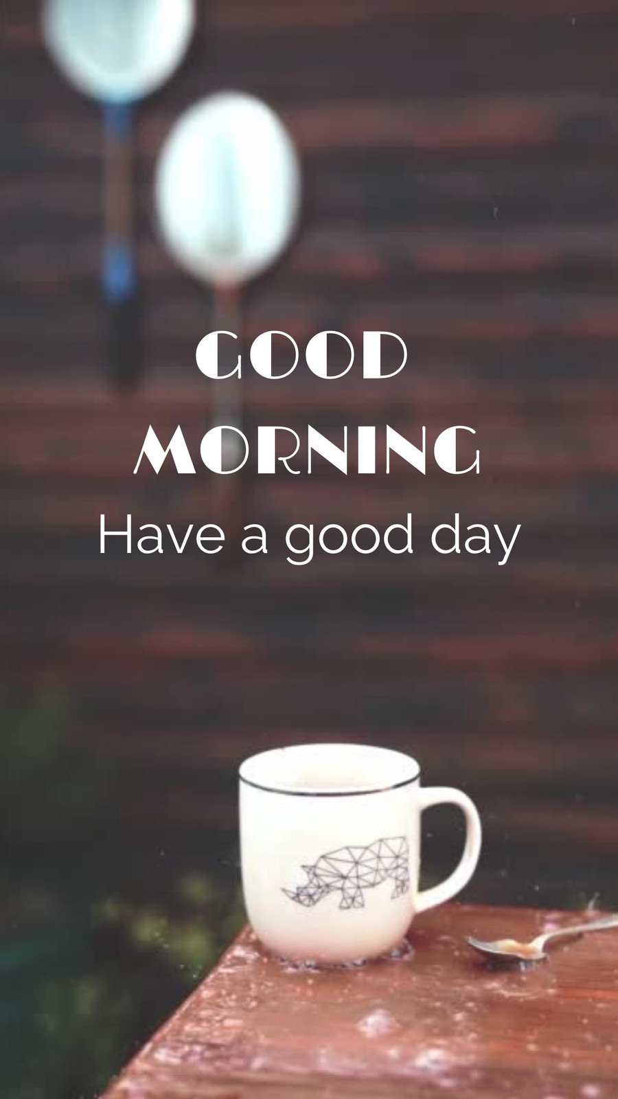 Free and customizable morning good templates