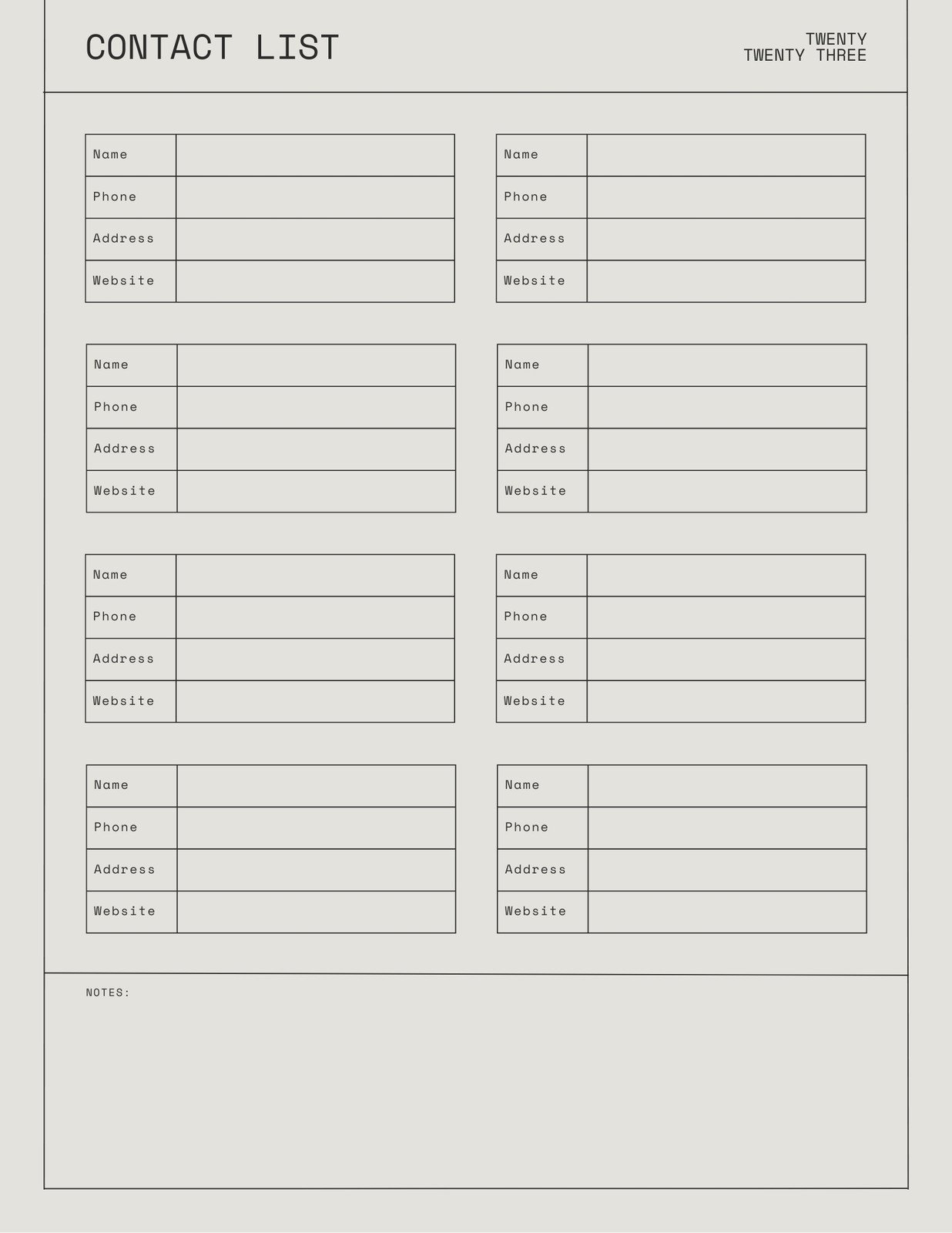 Free, custom, printable aesthetic planner templates