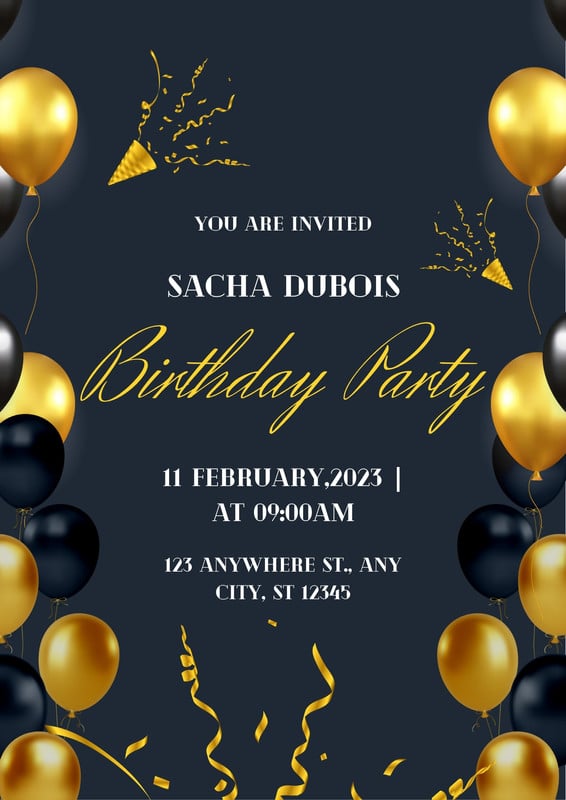 Page 3 - Free and fun birthday poster templates to customize | Canva
