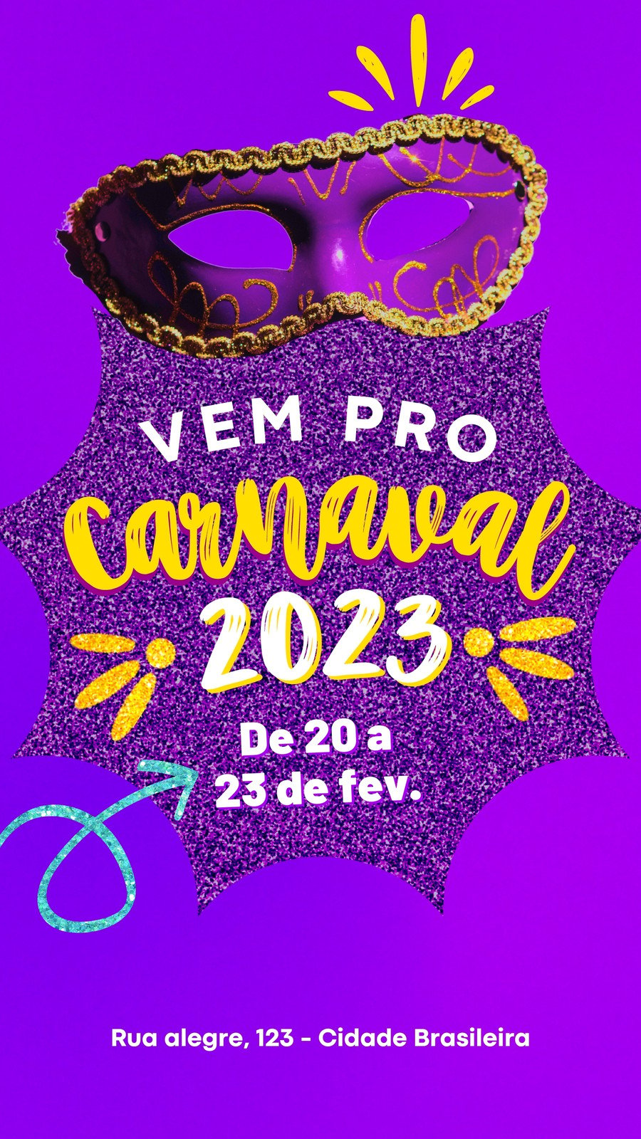 Crie Convite de Carnaval Especial Grátis com IA para 2024