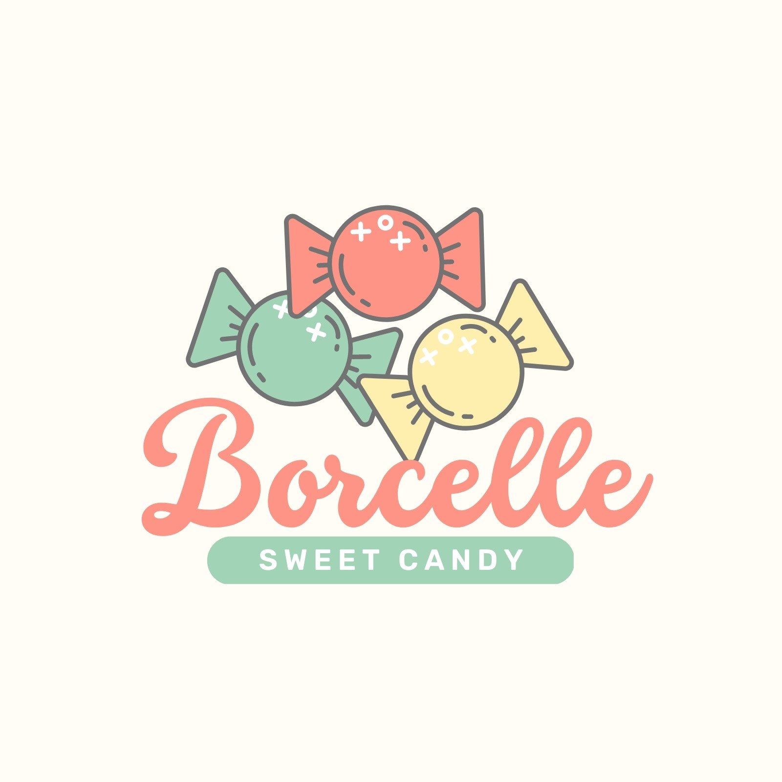 candy store logo