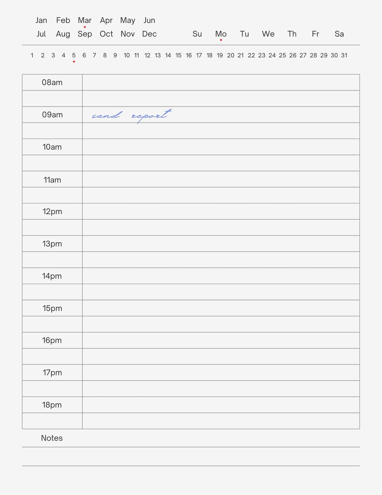 Free custom printable work schedule planner templates