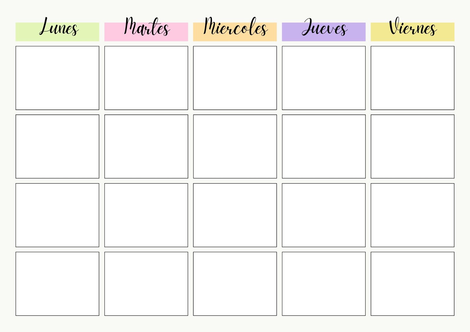 Organizador Agenda Planificador Journaling Semana Aesthetic  Pastel
