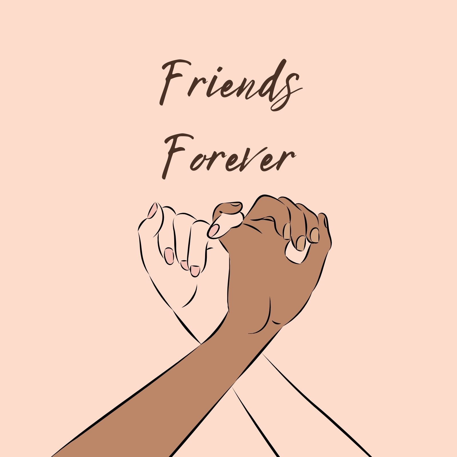 Friends Forever Sticker for iOS & Android