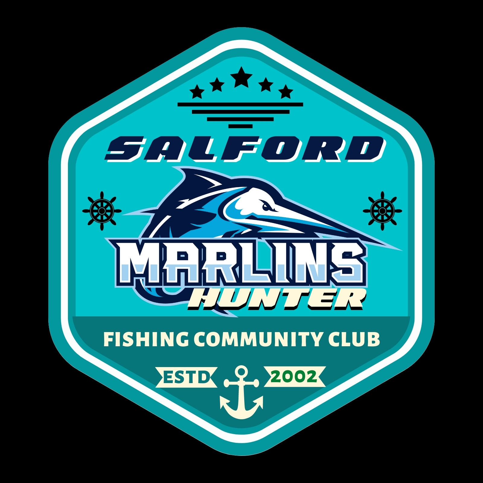 Premium Vector  Fishing logo design for your team or club